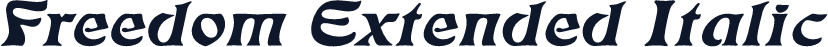 Freedom Extended Italic