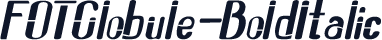 FOTGlobule-BoldItalic