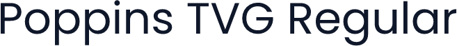 Poppins TVG Regular