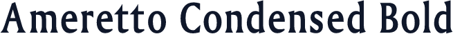Ameretto Condensed Bold