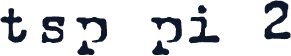 tsp pi 2