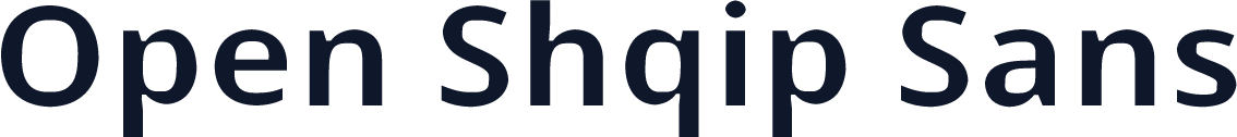 Open Shqip Sans