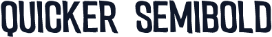 Quicker SemiBold