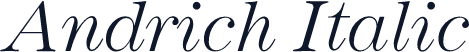 Andrich Italic