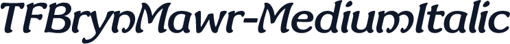 TFBrynMawr-MediumItalic