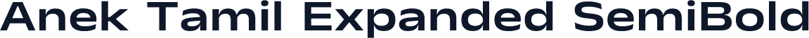 Anek Tamil Expanded SemiBold