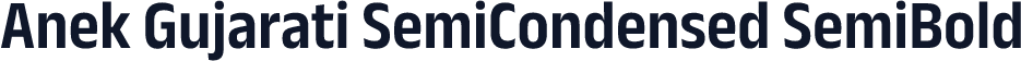 Anek Gujarati SemiCondensed SemiBold