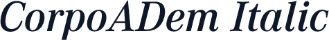 CorpoADem Italic