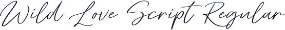 Wild Love Script Regular