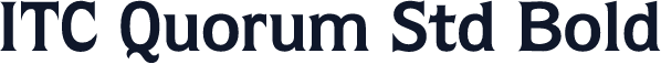 ITC Quorum Std Bold