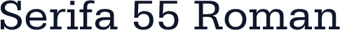 Serifa 55 Roman