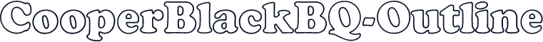 CooperBlackBQ-Outline