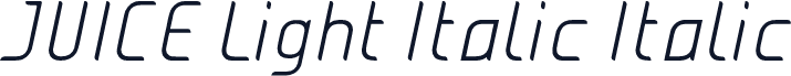 JUICE Light Italic Italic