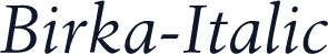 Birka-Italic