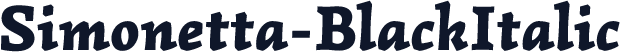 Simonetta-BlackItalic