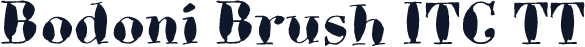 Bodoni Brush ITC TT