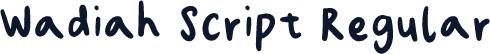 Wadiah Script Regular