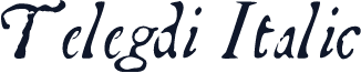Telegdi Italic