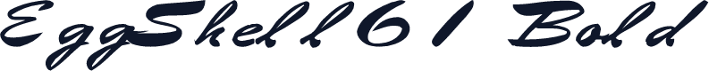 EggShell61 Bold