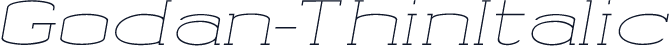 Godan-ThinItalic