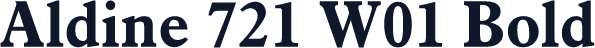 Aldine 721 W01 Bold