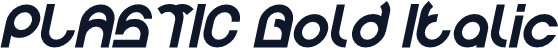 PLASTIC Bold Italic