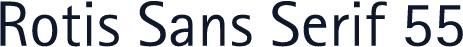 Rotis Sans Serif 55