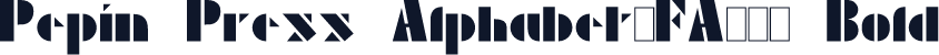 Pepin Press Alphabet-FA283 Bold