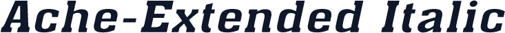 Ache-Extended Italic