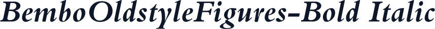 BemboOldstyleFigures-Bold Italic