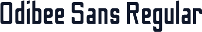 Odibee Sans Regular