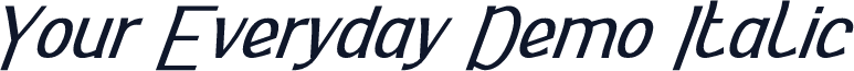 Your Everyday Demo Italic