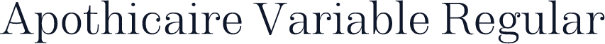 Apothicaire Variable Regular