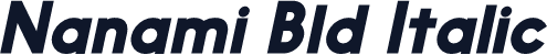 Nanami Bld Italic