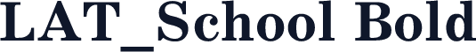 LAT_School Bold