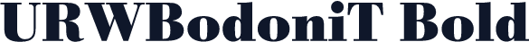 URWBodoniT Bold