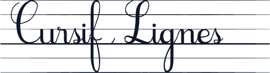 Cursif & Lignes