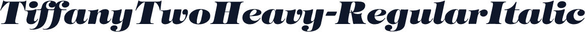 TiffanyTwoHeavy-RegularItalic