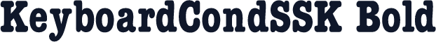 KeyboardCondSSK Bold