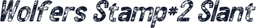Wolfers Stamp#2 Slant