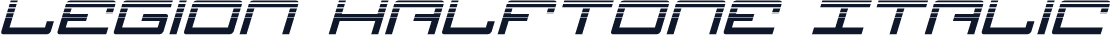 Legion Halftone Italic