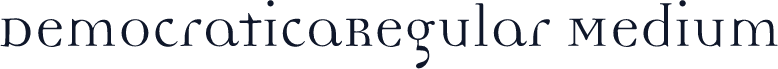 DemocraticaRegular Medium