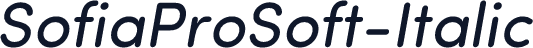 SofiaProSoft-Italic