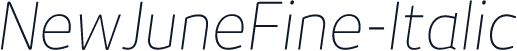 NewJuneFine-Italic