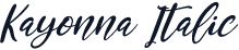 Kayonna Italic