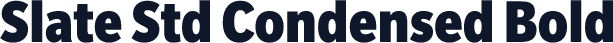 Slate Std Condensed Bold