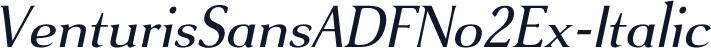 VenturisSansADFNo2Ex-Italic