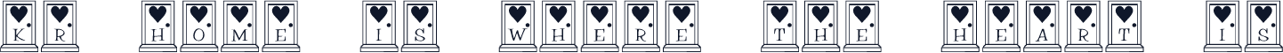 KR Home Is Where The Heart Is