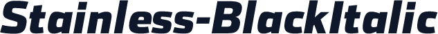 Stainless-BlackItalic
