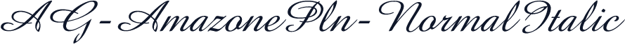 AG-AmazonePln-NormalItalic